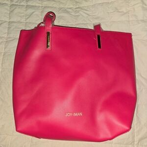 Joy & Iman Hot Pink Tote Bag